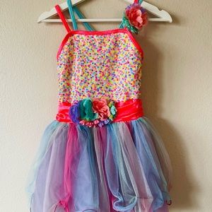 Ballerina leotard with tutu